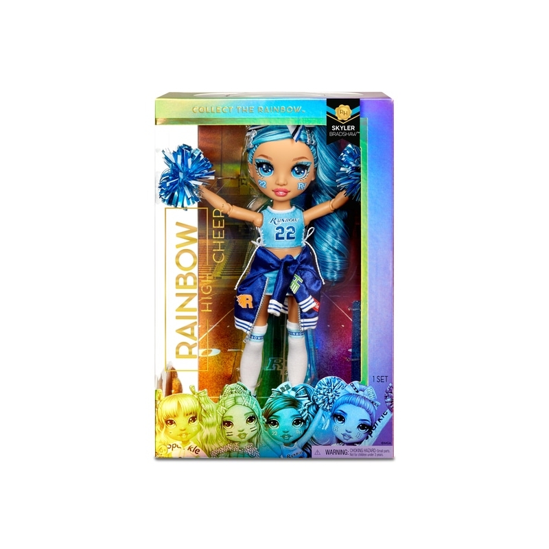 Rainbow High Cheer Doll- Skyler Bradshaw (Blue) - buy in lol-surprise.