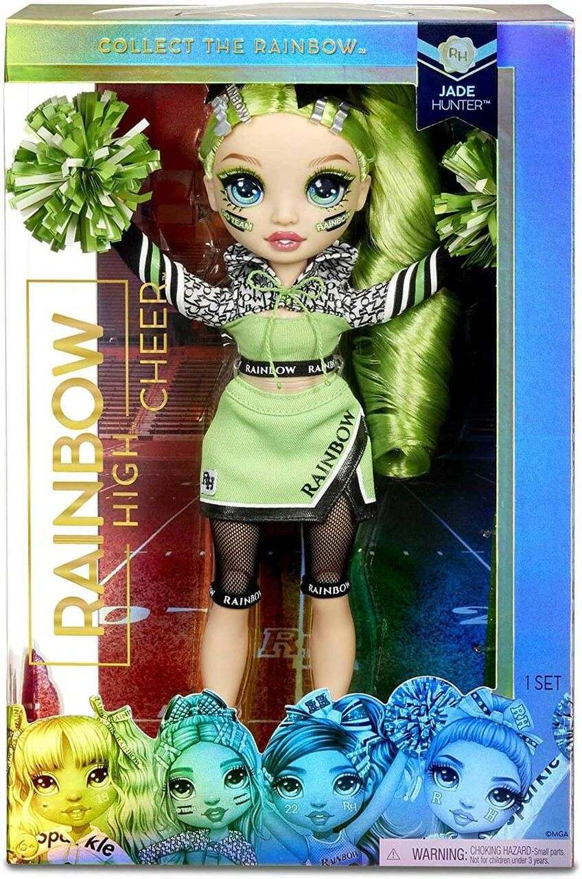 Rainbow High Cheer Doll- Jade Hunter (Green)